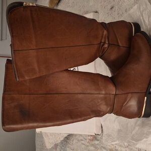 Steve Madden Chestnut Leather Boots